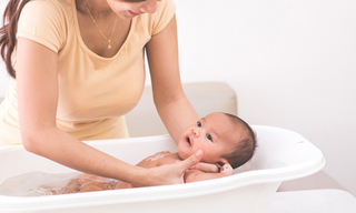 How many times should deals you bathe your baby