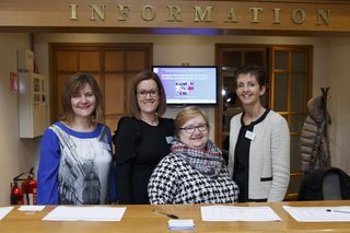 Photo of Noemi Palacios, Orla O’Reilly, Mary Lawless and Lisa Toland who provided invaluable support in the organisation of the inaugural conference