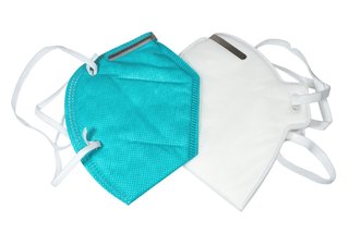 Masc FFP2 a bhfuil 2 bhanda air